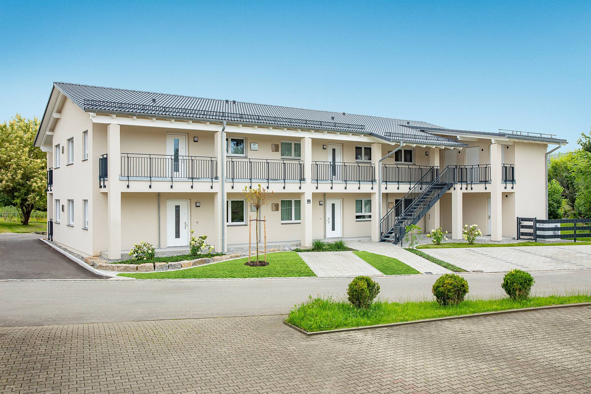 Mehrfamilienhaus in ökologischer Holzbauweise Objektbau